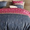 Housse de couette 220x240 cm + 2 taies d'oreiller 63x63 cm Coton Lily