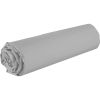 Drap housse 200x200 +25 cm Coton Gris Clair