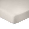 Drap housse 90x190 +25 cm Coton Beige