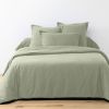 Drap housse 180x200 +25 cm Coton Vert Verveine