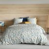 Housse de couette 220x240 cm + 2 taies d'oreiller 63x63 cm Coton Mani