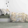 Housse de couette 240x260 cm + 2 taies d'oreiller 65x65 cm Coton Bio Eloa