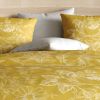 Housse de couette 240x260 cm + 2 taies d'oreiller 63x63 cm Coton Bio Victoria Ocre