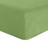 Drap housse 140x190 +30 cm en lin Français - lin lavé Kiwi