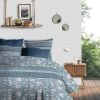 Housse de couette 220x240 cm + 2 taies d'oreiller 65x65 cm 100% Coton Bio 57 fils Debby