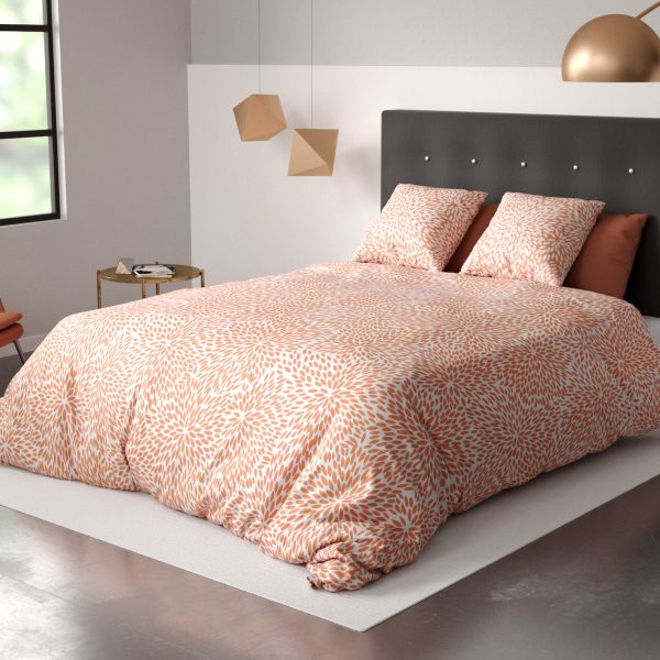 Housse de couette 240x260 cm + 2 taies d'oreiller 63x63 cm 100% Polyester 60 gsm Lantana