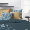 Housse de couette 240x260 cm + 2 taies d'oreiller 100% Coton Bio 47 fils Lunaria