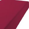 Drap housse 90x190 +35 cm 100% Coton 57 fils Cerise