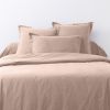 Housse de couette 200x200 cm + 2 taies d'oreiller 63x63 cm Coton 57 fils Blush