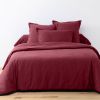 Housse de couette 140x200 cm + 1 taie d'oreiller 63x63 cm Coton 57 fils Cerise