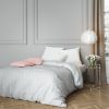 Housse de couette 240x260 cm + 2 taies d'oreiller 63x63 cm Satin de Coton Jante