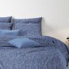 Housse de couette 220x240 cm + 2 taies d'oreiller 63x63 cm Coton 57 fils Lindigo