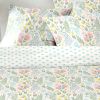 Housse de couette 220x240 cm + 2 taies d'oreiller 63x63 cm Coton 51 fils Lila Multico