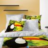 Housse de couette 220x240 cm + 2 taies d'oreiller Coton 57 fils Toucan