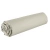 Drap housse 200x200 +35 cm Coton 57 fils Grège