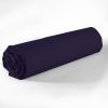 Drap housse 200x200 +35 cm Coton 57 fils Bleu Impérial