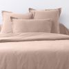 Lot de 2 taies d'oreiller 63x63 cm Coton 57 fils Blush