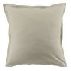 Lot de 2 taies d'oreiller 63x63 cm Coton 57 fils Latte