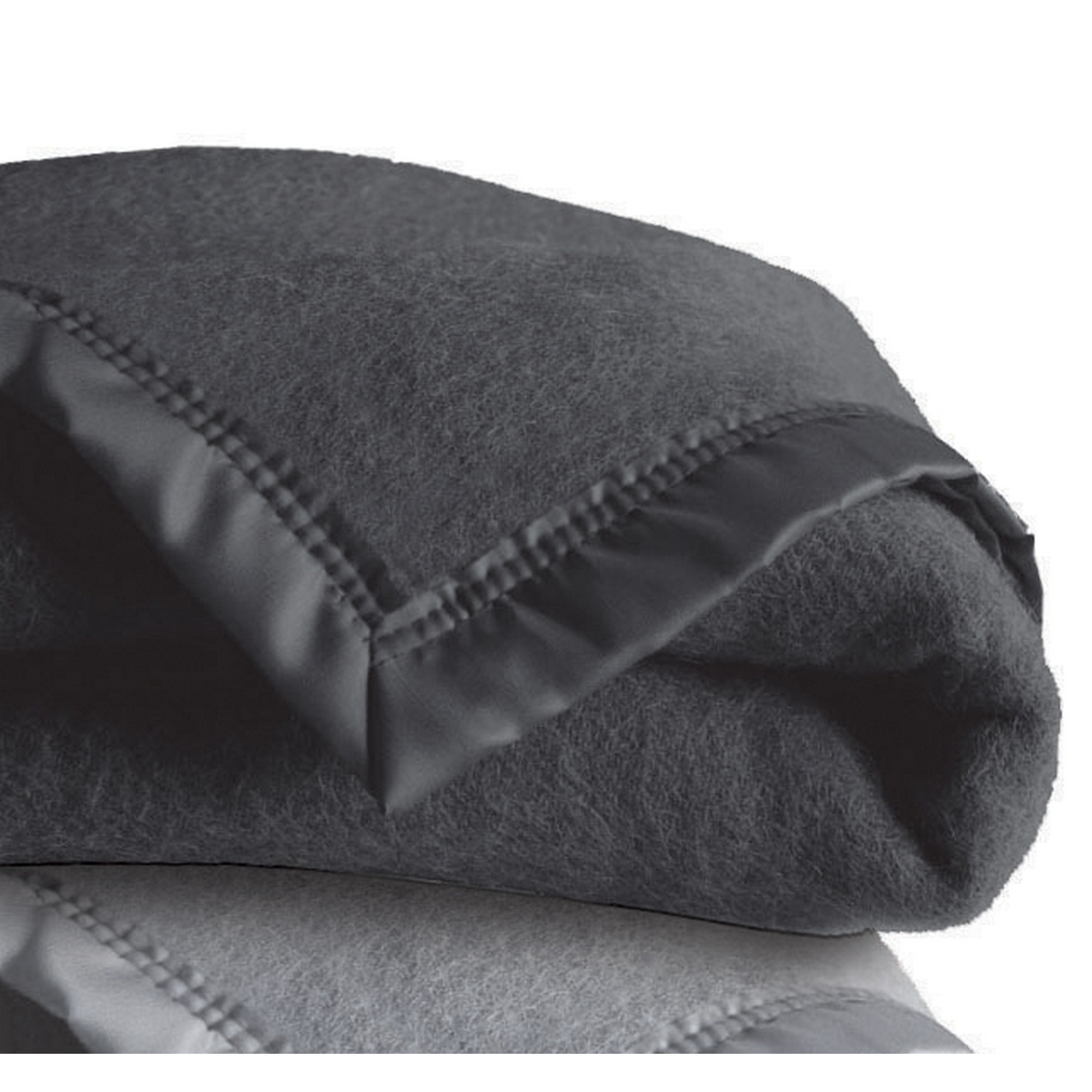 Grande Couverture Ombre 180x220 Cm – Gris, 65% Polyester / 35% Viscose – Housse De Rêve