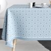 Nappe rectangulaire anti tache 140x200 cm Coton Flocon Glace