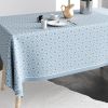 Nappe rectangulaire anti tache 140x200 cm Coton Flocon Glace