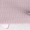 Nappe rectangulaire anti tache 140x200 cm Coton Pira Rose