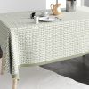 Nappe rectangulaire anti tache 140x250 cm Coton Raza Sauge