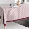 Nappe rectangulaire anti tache 140x250 cm Coton Tilak Aubergine