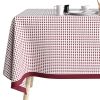 Nappe rectangulaire anti tache 140x300 cm Coton Tilak Aubergine