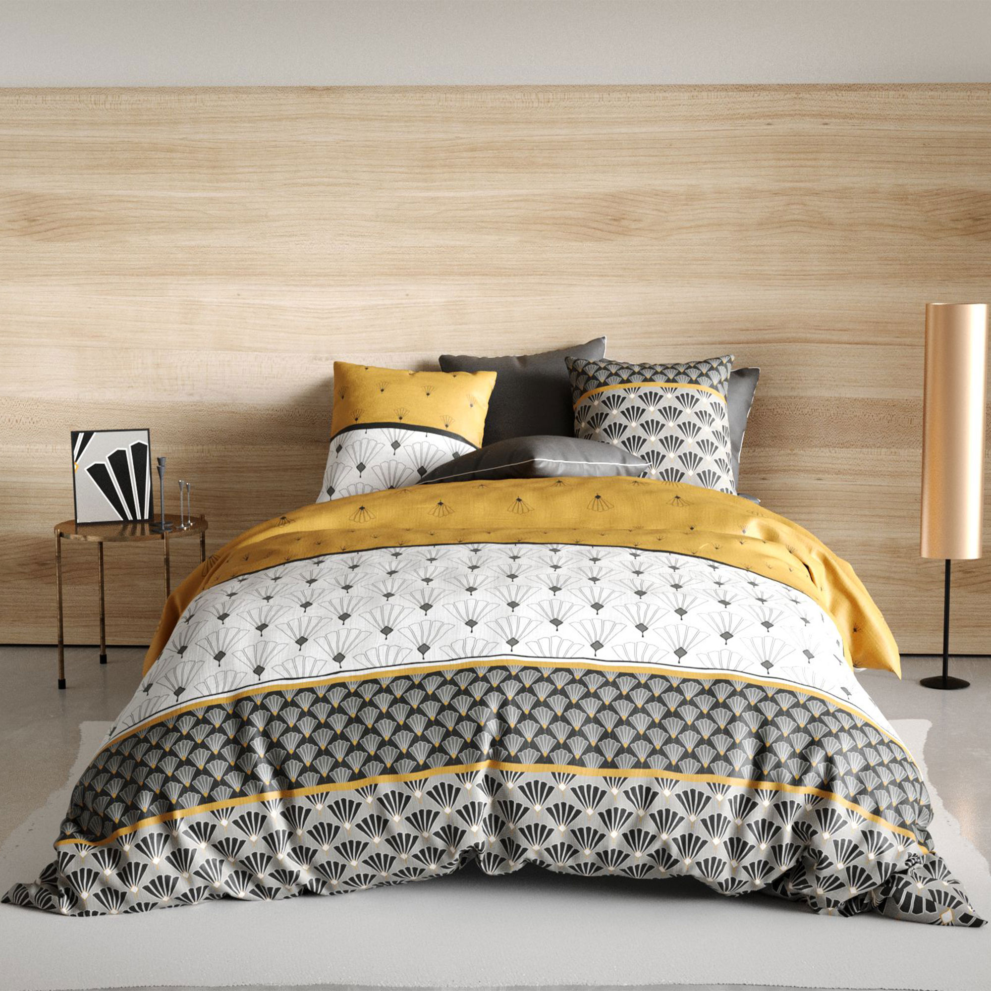 Parure De Lit 3 Pièces – Housse De Couette 200x220cm – Bleu, Polyester – Neuve Avec étiquettes