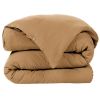 Housse de couette 140x200 cm en Gaze de coton Camel