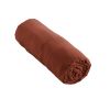 Drap housse 140x190 cm en Gaze de coton Terracotta