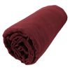 Drap housse 140x190 cm en Gaze de coton Lie De Vin