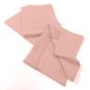 Lot de 3 serviettes 40x40 Gaze de coton Rose