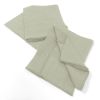 Lot de 3 serviettes 40x40 Gaze de coton Vert d'eau