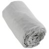 Drap housse 90x190 +30 cm Flanelle de Coton Brume