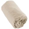 Drap housse 140x190 +30 cm Flanelle de Coton Sable