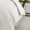 Housse de couette 140x200 Flanelle de Coton Neige