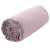 Drap housse 140x190 + 30 cm Satin de Coton Violet