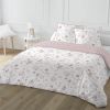 Housse de couette 240x260 cm + 2 taies 100% Coton 51 fils Spring Rose