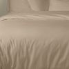 Housse de couette 220x240 cm + 2 taies 100% Percale de Coton 80 fils Lin