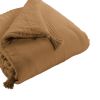 Bout de lit 90x200 cm Gaze de coton Camel