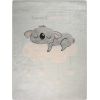 Tapis chambre enfant 100x150 cm Polyester Sweatdr Bleu