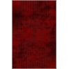 Tapis de salon 80x150 cm Polycoton Fisun Rouge