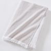 Fouta avec franges 95x180 cm Polycoton Corail