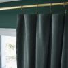 Rideau ajustable 140x270 cm velours de coton Ardoise
