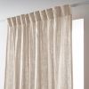 Rideau galon fronceur 140x240 cm Gaze de Coton Pampa