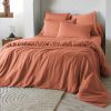 Housse de couette 220x240 cm Lyocell Terracotta