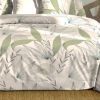 Parure de lit réversible 220x240 cm + 2 taies Coton 57 fils Dune