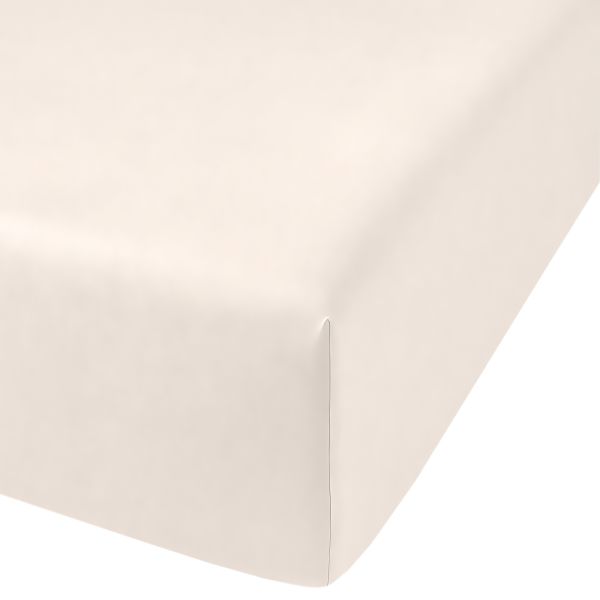 Drap housse 140x190 cm Microfibre Lavé Sable